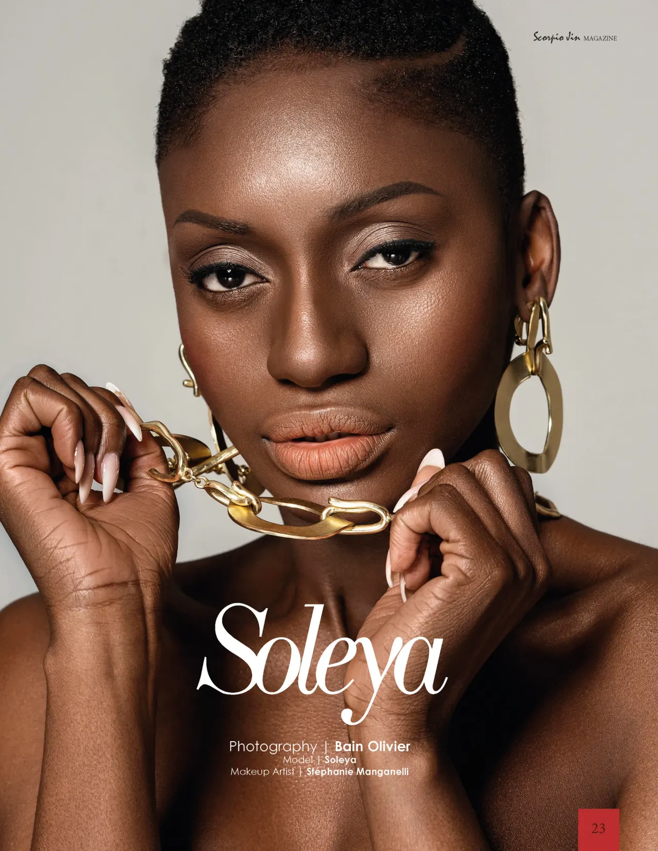 Scorpion Jin Magazine, collaboration par Soleya Mena Kwayave, photo 3 sur 11
